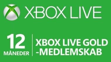 Xbox live guld billigt